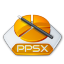 MS PowerPoint PPSX Icon 64x64 png